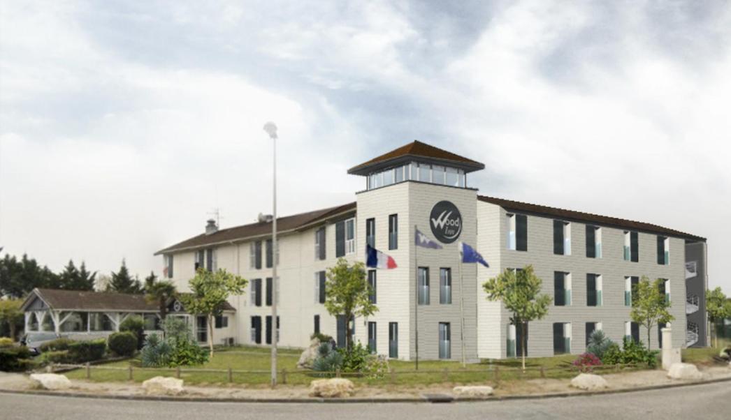 Hotel Wood Inn Bordeaux Aeroport Mérignac エクステリア 写真